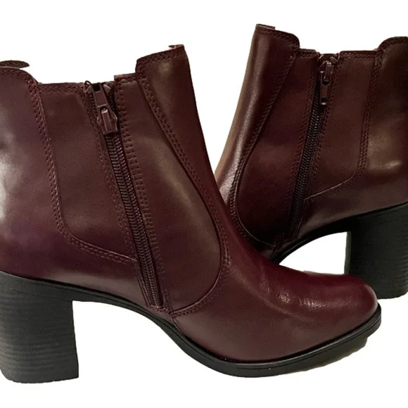 𝅺New! Giani Bernini Womens Korma Leather Almond Toe Ankle Chelsea - Picture 9 of 15